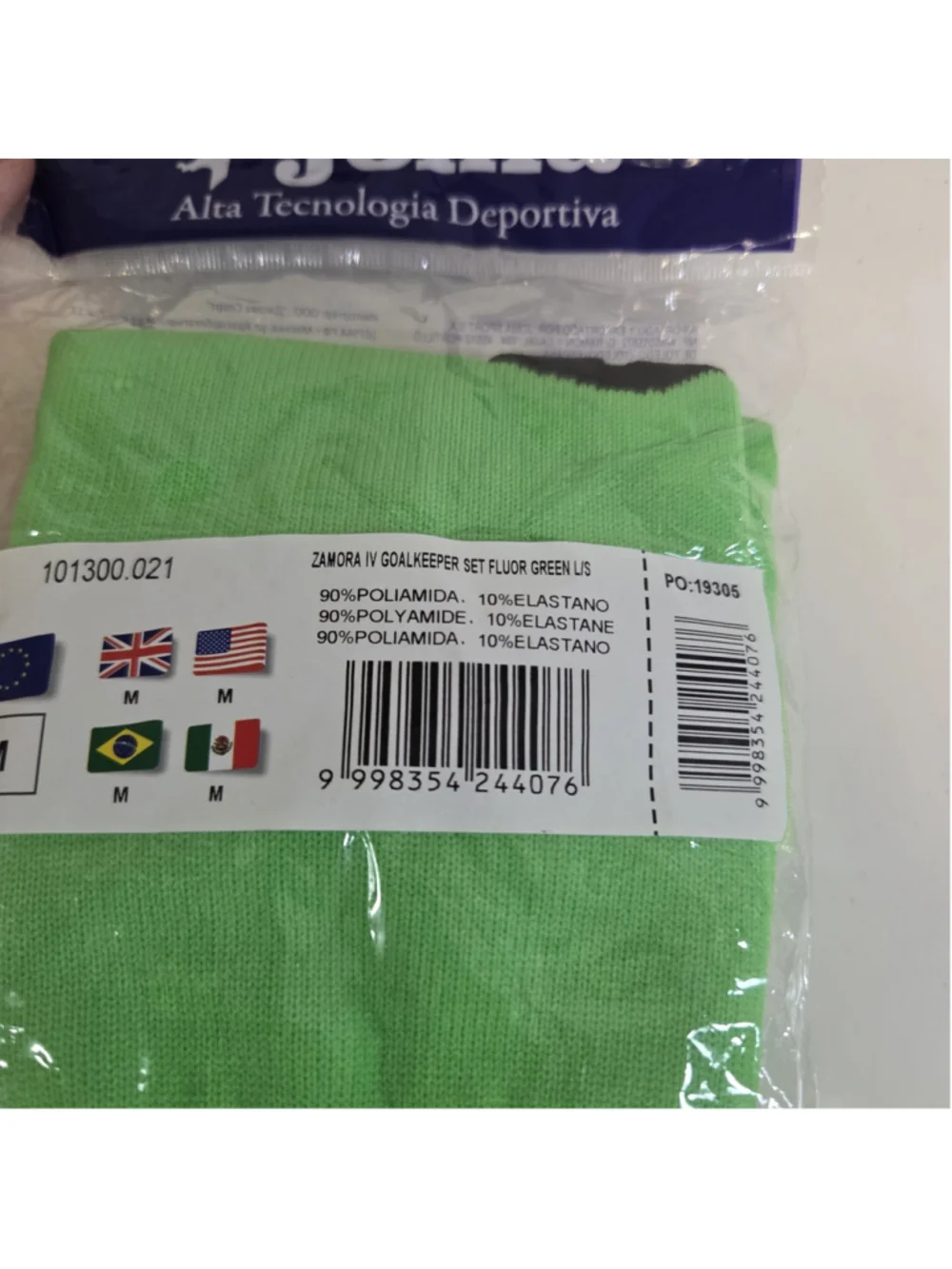 Men's Joma Athletic Socks Size M Green